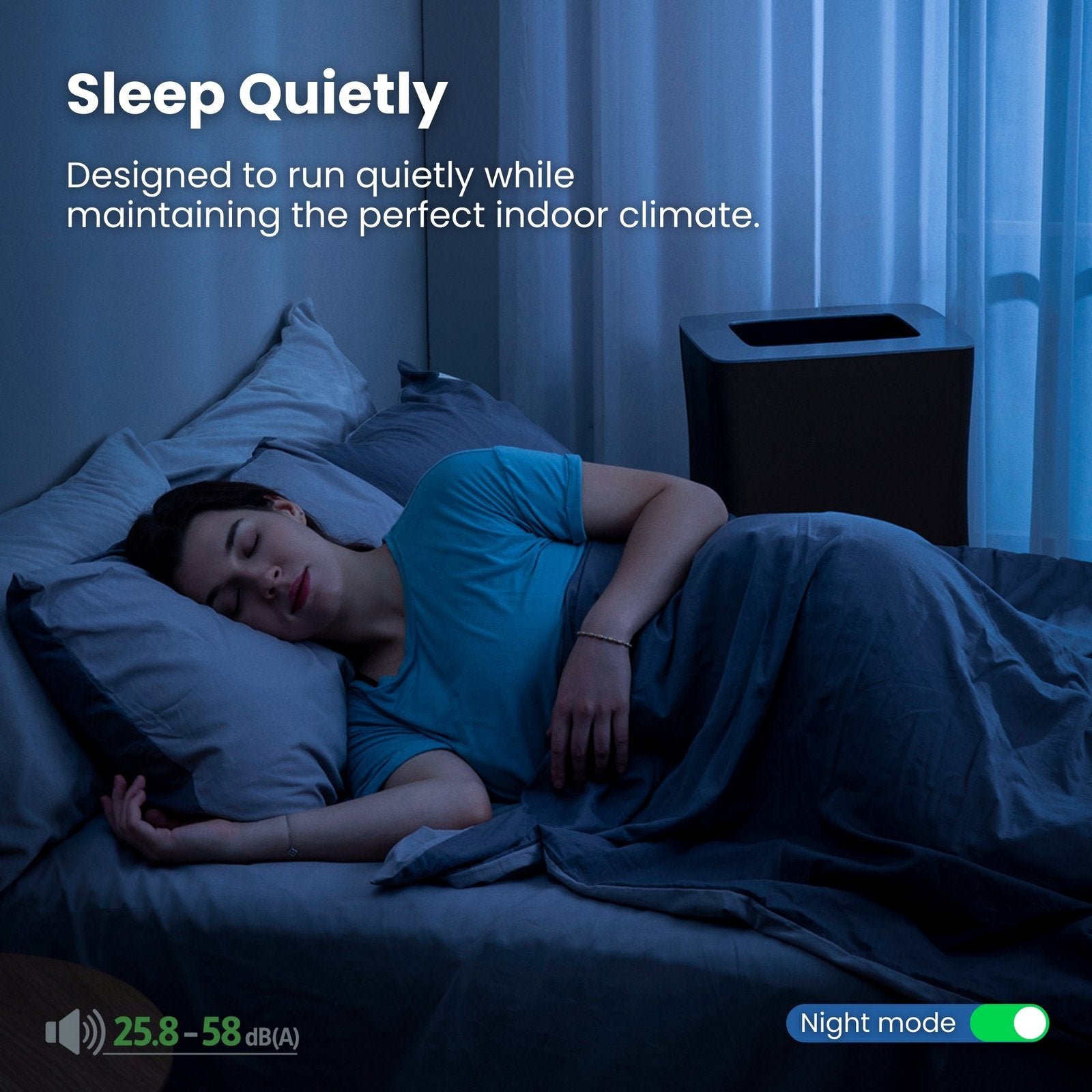 Stadler Form Roger Big Swiss Design Smart Air Purifier– WiFi Control, Dual HEPA & Carbon Filters, Gas Sensors, Auto Mode, Textile Pre-Filter, for Rooms up to 294m², 2-Year Warranty + Local Support