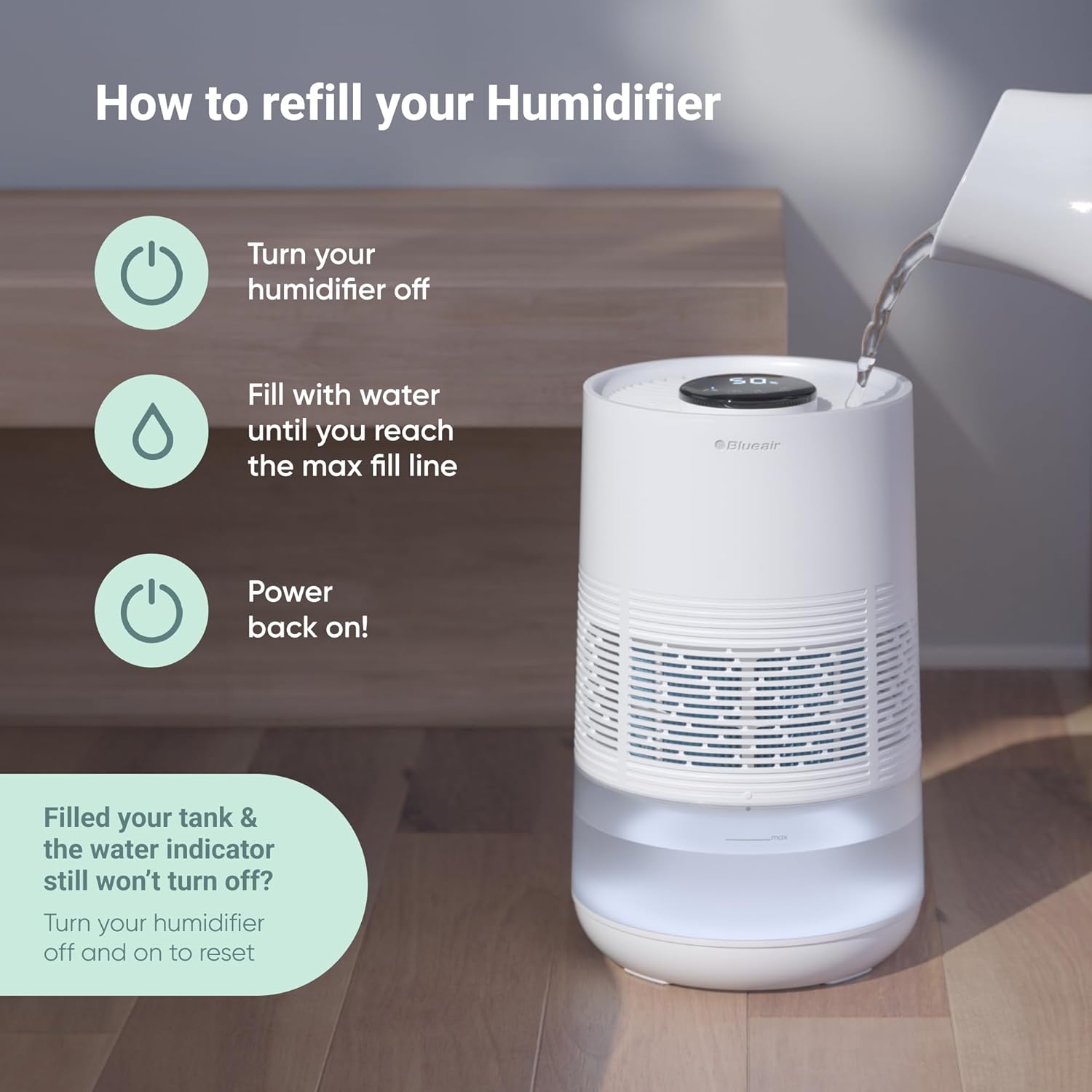 Blueair InvisibleMist H35i Air Humidifier