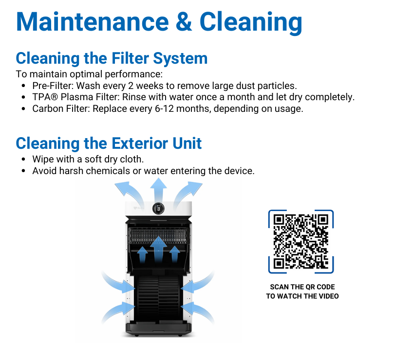 Airdog X8D : 2-in-1 Air Purifier and Sanitizer for Offices | up to to 540.05 m² / 5,813 sqft