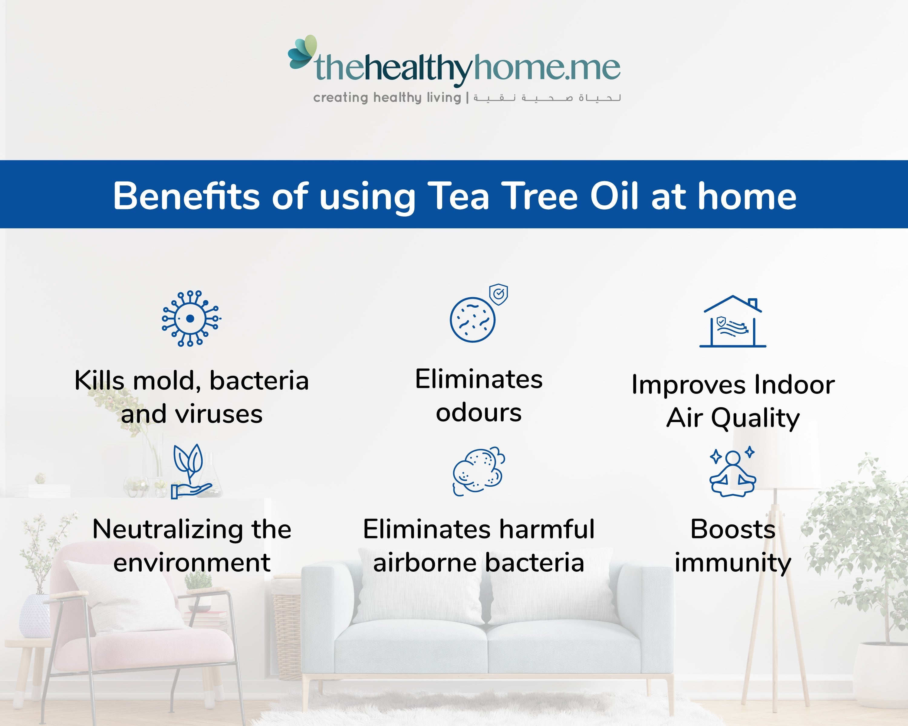Benefits of using tea tree oil at home Gelair™ Air Conditioning Block with Tea Tree Oil
