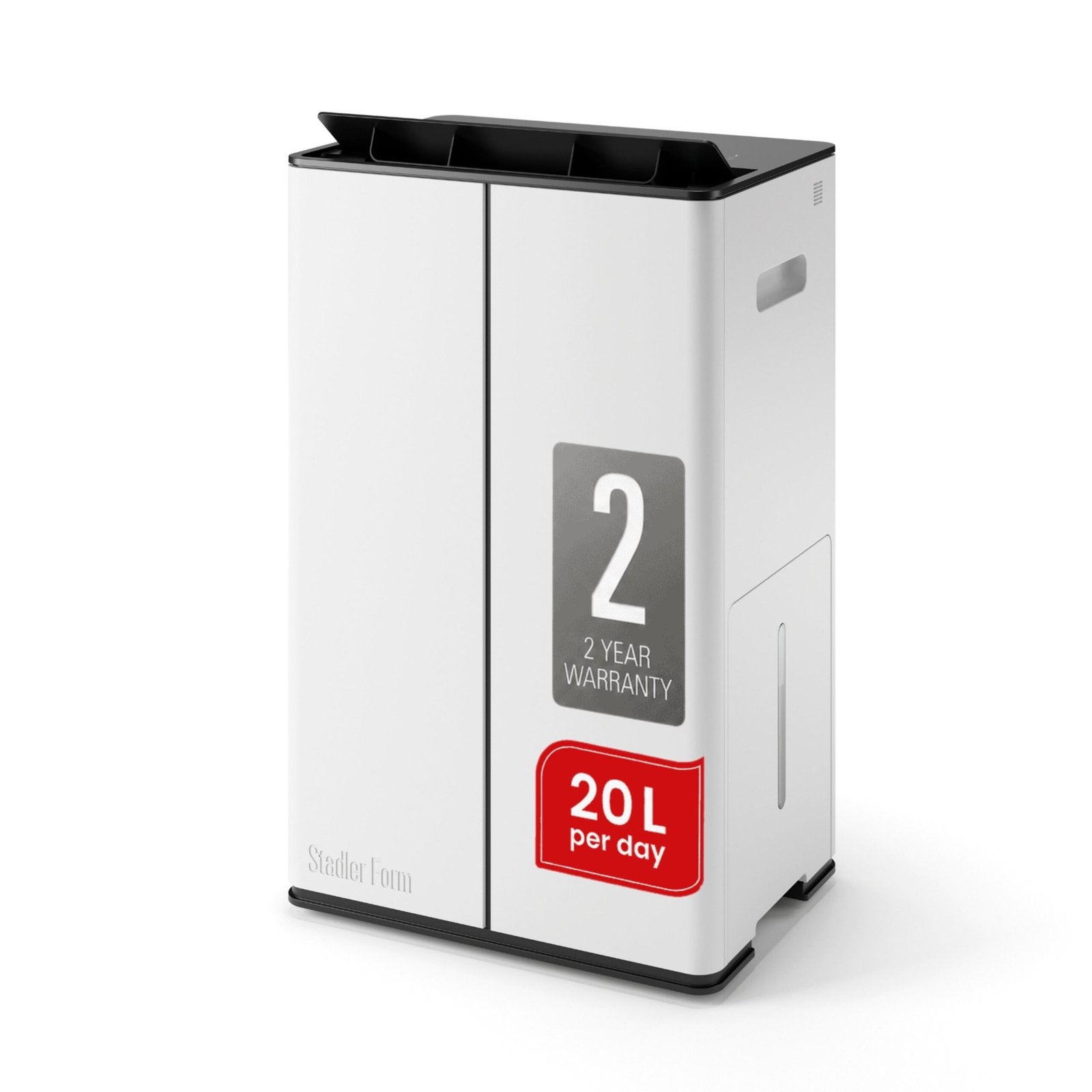 Stadler Form Lukas Smart Dehumidifier 20L with Optional Air Purification HEPA Filter, 24 Hour Moisture Removal, WiFi App Control, Laundry Drying Mode, Large Rooms up to 70 m², 2 Years Warranty