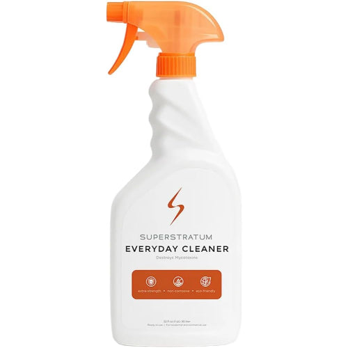 Superstratum Everyday Cleaner 32 oz – Bleach-Free Hypochlorous Acid Cleaner for Mold, Mildew and Algae Stains for Indoor and Outdoor Use