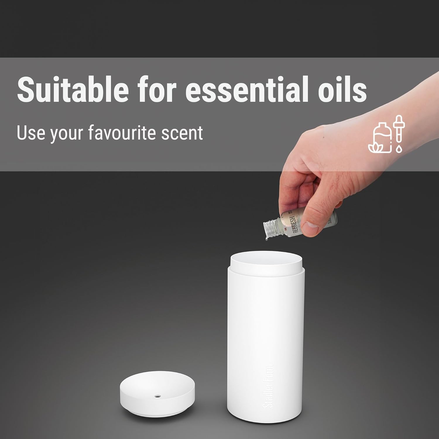 Stadler Form Lucy Swiss Design Aroma Diffuser - Black