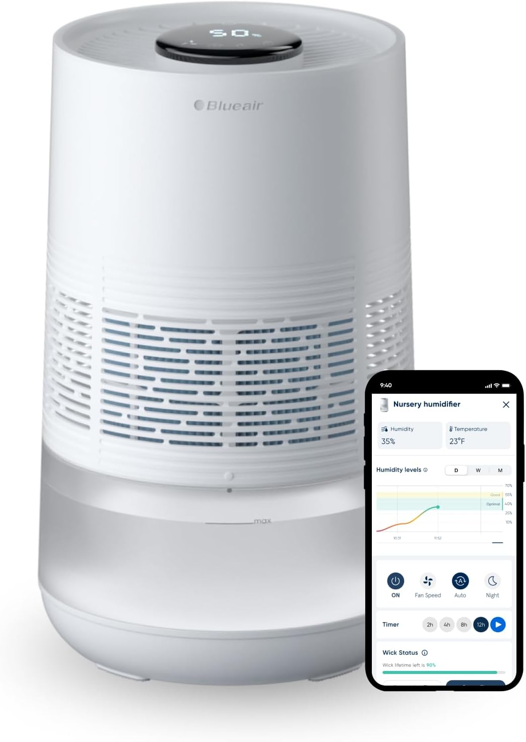 Blueair InvisibleMist H35i Air Humidifier