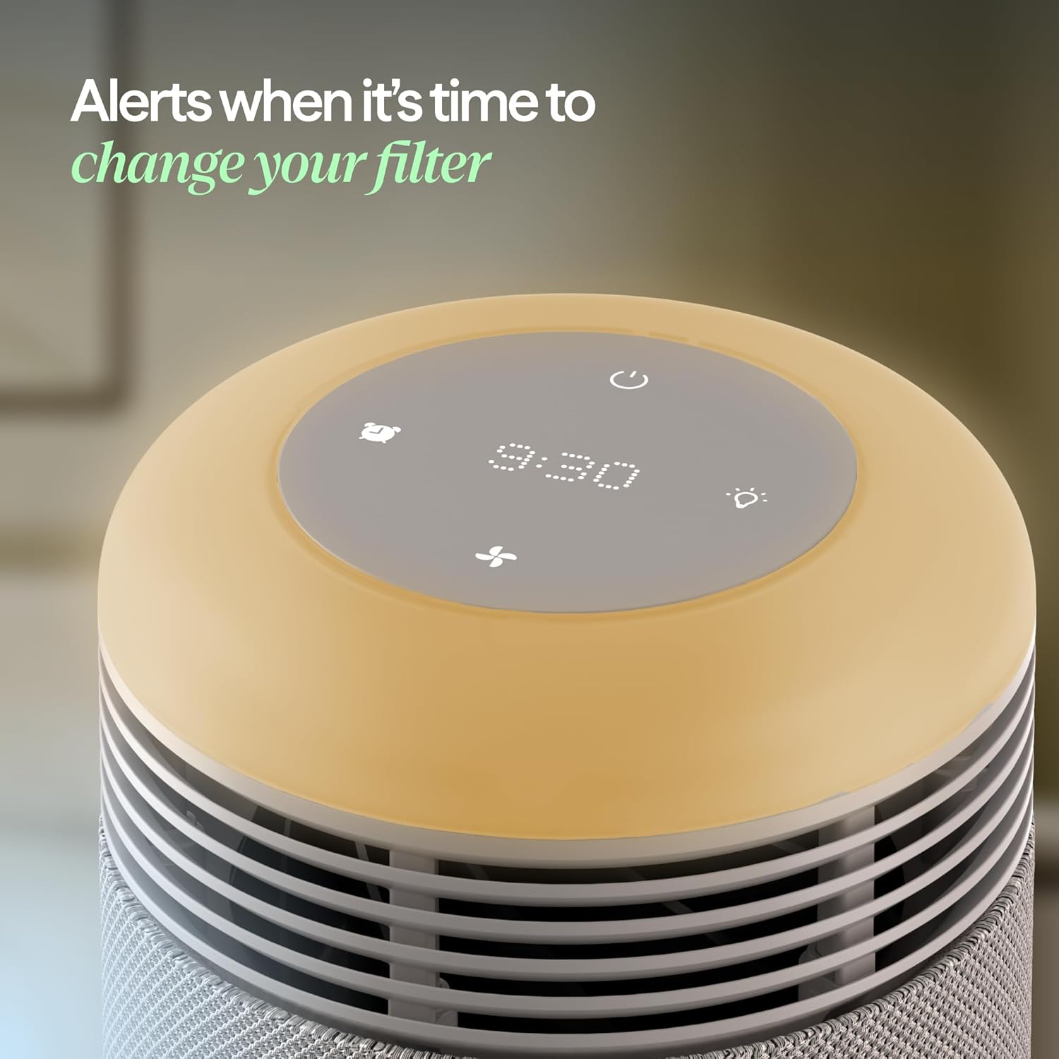 Blueair Mini Restful Particle | Replacement HEPA Filter | Removes 99.97% of Airborne Particles, Virus, Bacteria, Odor, Smoke, Easy Replacement,