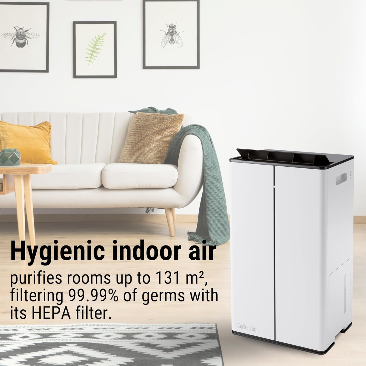 Stadler Form Lukas PRO 2-in-1 Dehumidifier & Air Purifier 50L