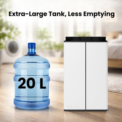 Stadler Form Lukas Dehumidifier 20L, Auto Mode, 24 Hours Dehumidification for Large Rooms up to 70 m², Optional Air Purification, WiFi Control, Quick Laundry Drying Mode, Silent, 2 Years Warranty