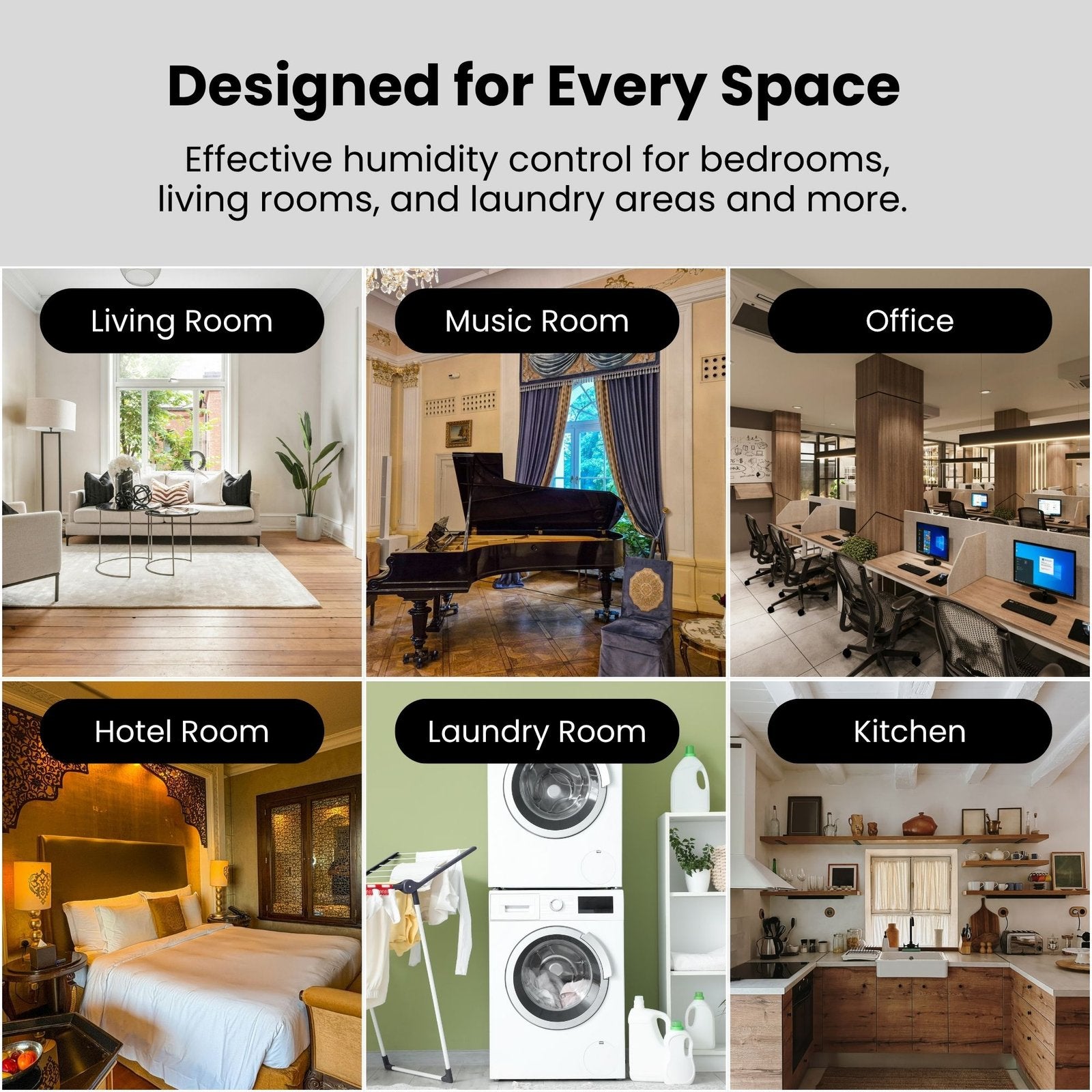 Stadler Form Albert Dehumidifier 20L, Smart Humidity Sensor, 24 Hours Dehumidification for Large Rooms up to 70m², Mold Prevention, Effective Air Distribution, Auto Mode, Very Quiet, 2 Years Warranty