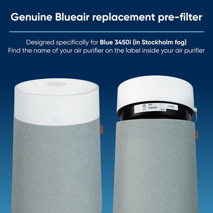 Blueair Prefilter Fabric Cover for Blue Max 3450i - Blue