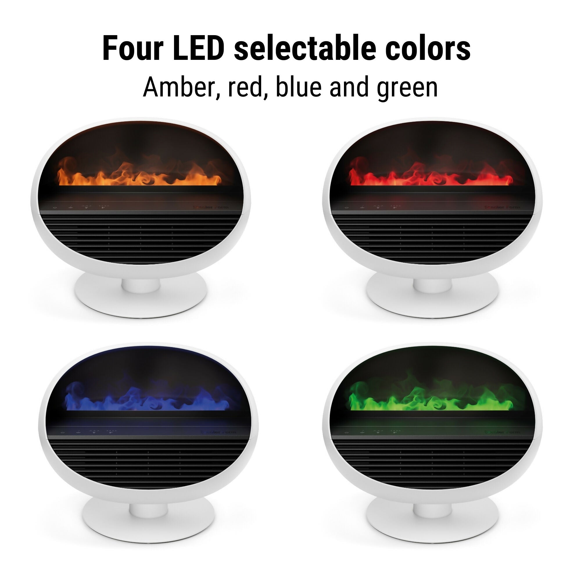 Stadler Form Erik Fan Heater Aroma Diffuser & Electric Fireplace