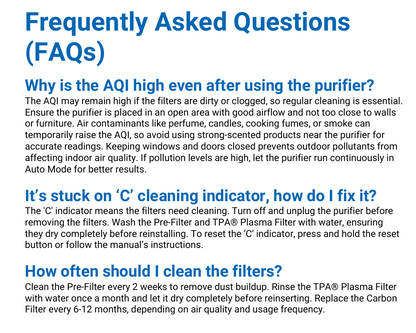 Airdog X5D - 2-in-1 Air Purifier and Sanitizer for Homes and Offices - up to 56 m² / 602 sqft
