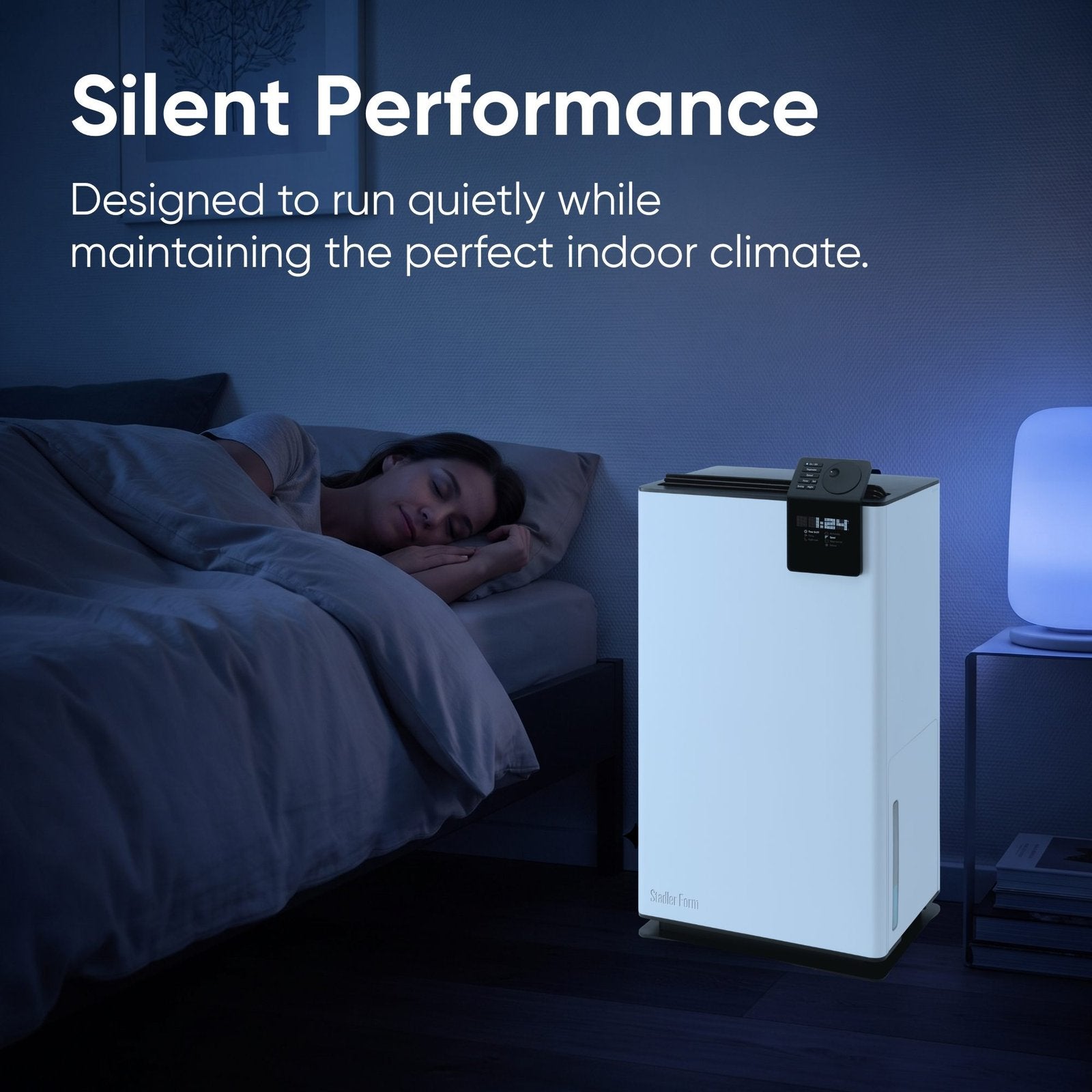 Stadler Form Albert Dehumidifier 20L, Smart Humidity Sensor, 24 Hours Dehumidification for Large Rooms up to 70m², Mold Prevention, Effective Air Distribution, Auto Mode, Very Quiet, 2 Years Warranty