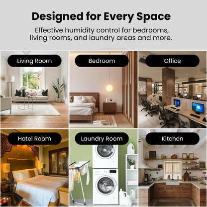Stadler Form Albert Dehumidifier 20L, Smart Humidity Sensor, 24 Hours Dehumidification for Large Rooms up to 70m², Mold Prevention, Effective Air Distribution, Auto Mode, Very Quiet, 2 Years Warranty