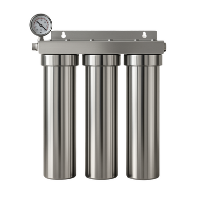 Waterclub SteelGuard Pro 3-Stage Under-Sink Water Purifier