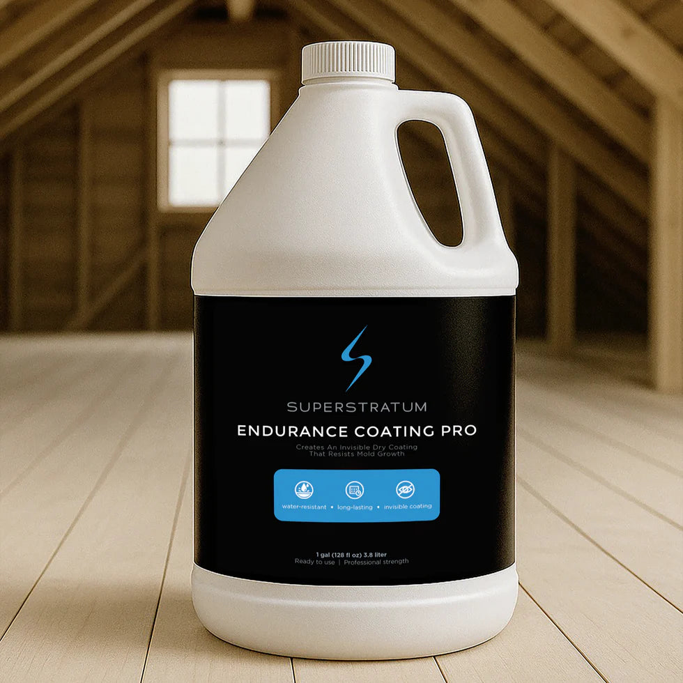Superstratum Endurance Coating Pro – 1 Gallon Refill | Long-Lasting Mold Protection for Interior & Exterior Surfaces
