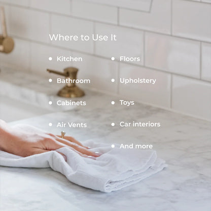 Superstratum Everyday Cleaning Wipes – Fragrance-Free, Residue-Free Wipes for Kitchen, Bathroom & High-Touch Surfaces