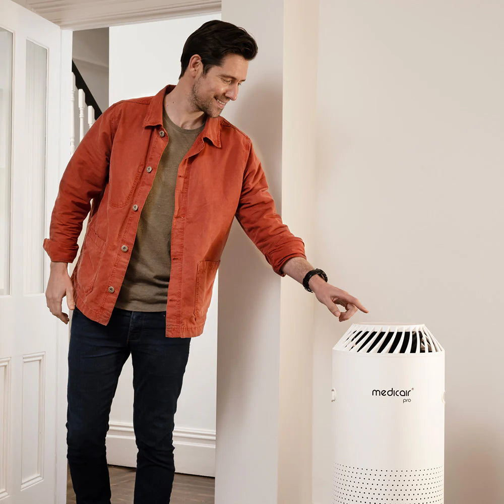 MedicAir Pro Max Air Purifier (White/Black)