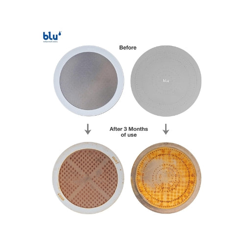 Blu Spare Parts Set For Ionic Shower Filter Wall mount