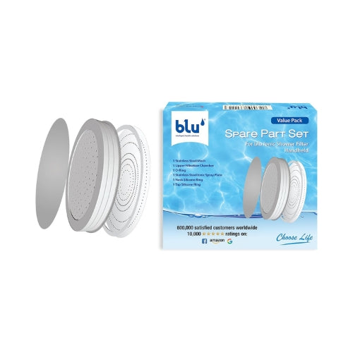 Blu Spare Part Set For Ionic Shower Filter Handheld