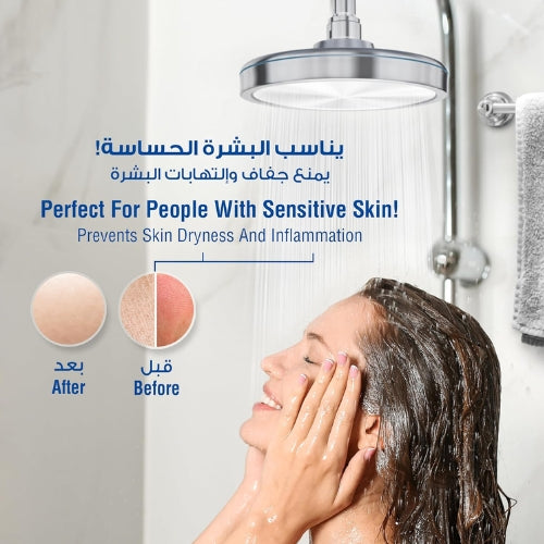 Blu Ionic Shower Filter - Rain Shower - Chrome