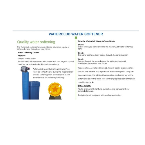 Waterclub Total Care Water Purifier with Water Softener