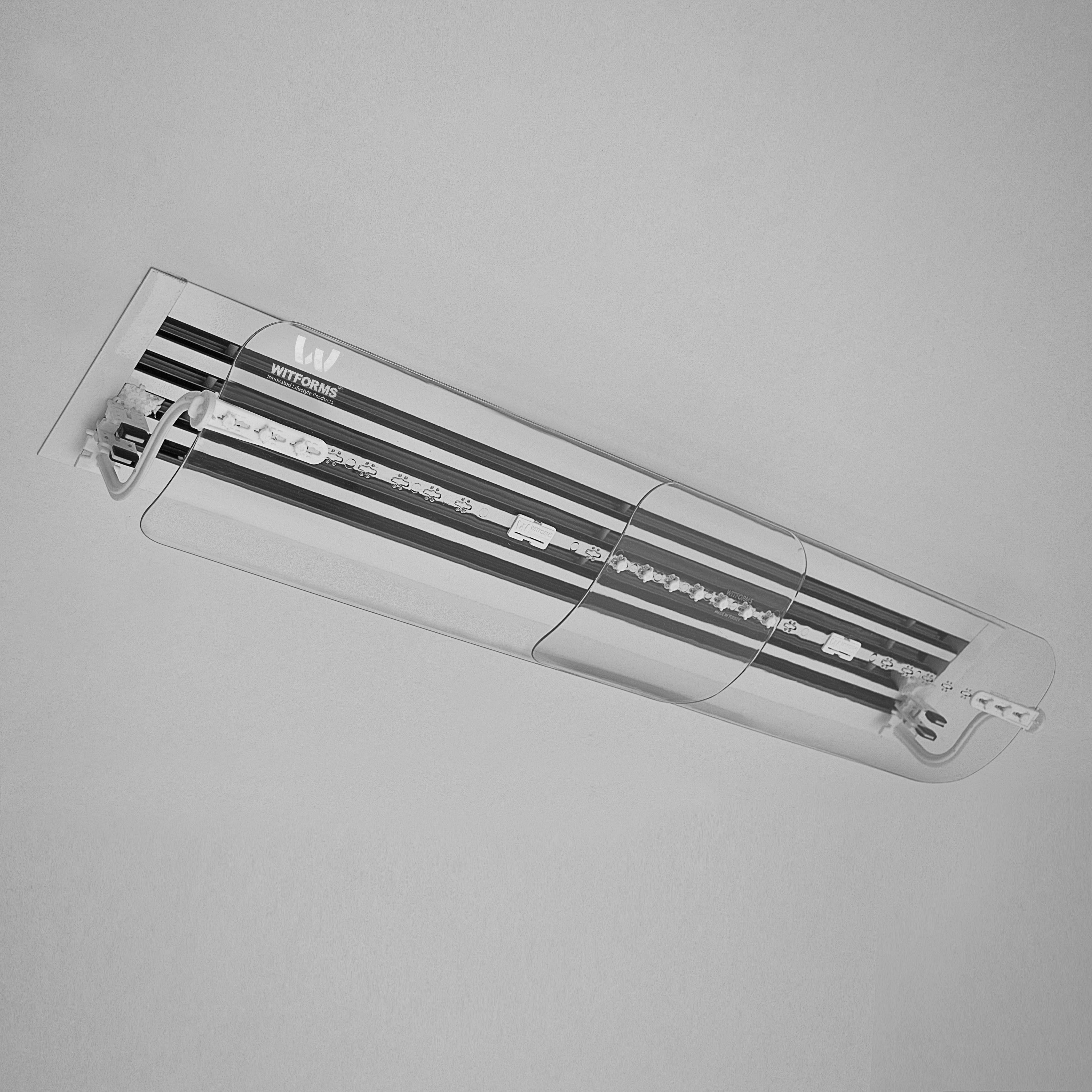 Witforms Grille AC Air Deflector – 360° Adjustable Draft Controller for Centralized Linear Diffuser AC (60–110cm)