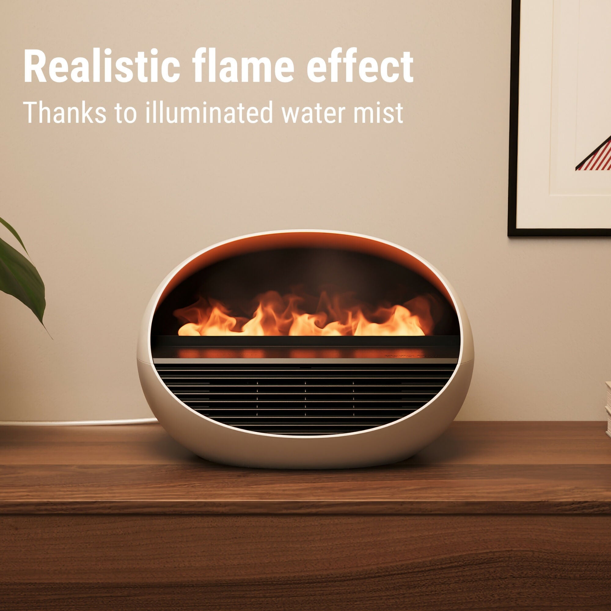 Stadler Form Erik Fan Heater Aroma Diffuser & Electric Fireplace