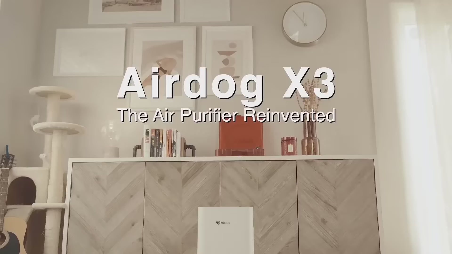 Airdog X3D - 2-in-1 Air Purifier and Sanitizer for Home - up to to 33 m² / 355 sqft