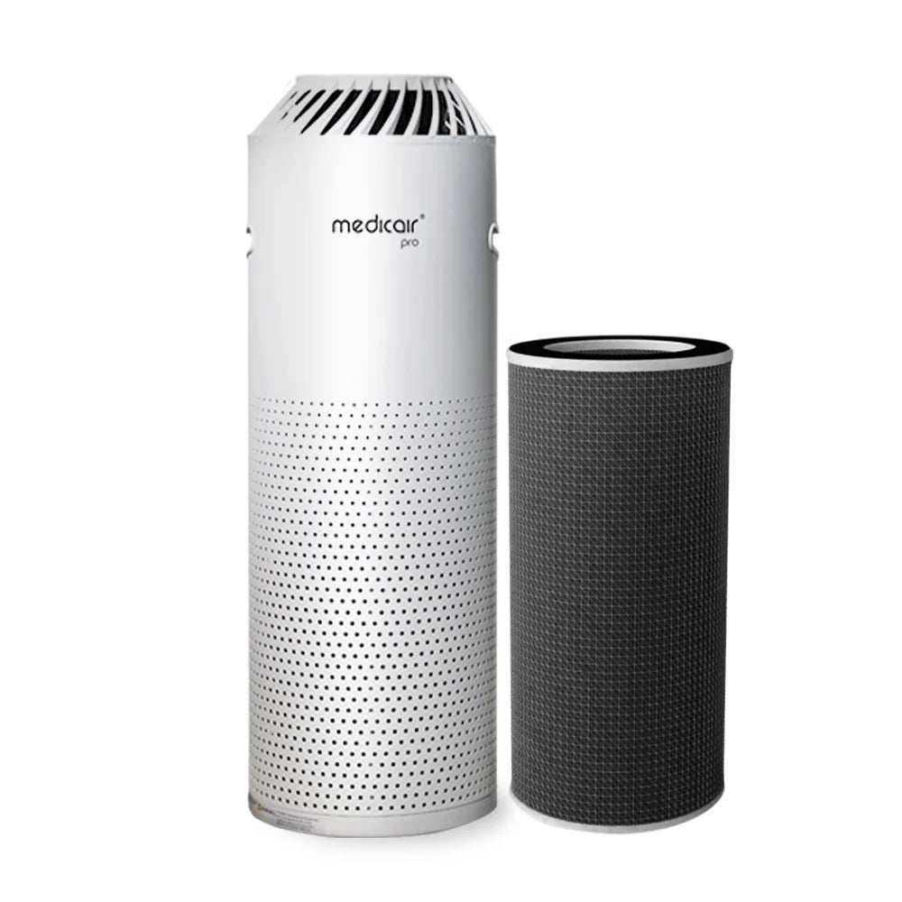 MedicAir Pro Max Air Purifier (White/Black)