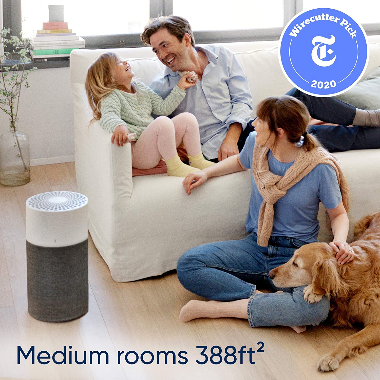 Blueair - Blue 3410 Air Purifier 36m2 | Kills germs and removes allergens, dust, and molds