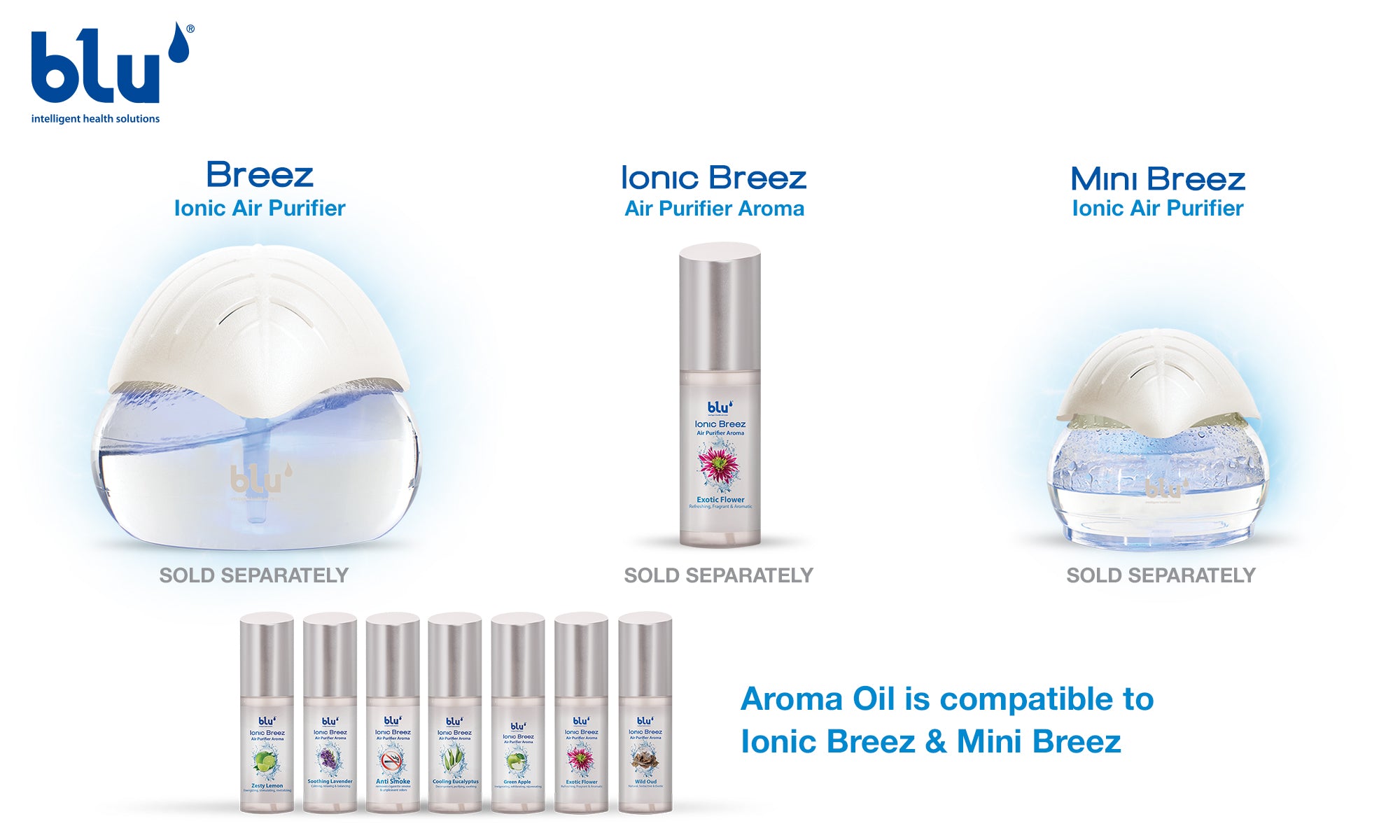 Blu Breez Ionic Breez Air Purifier Aroma Oil - 100ml
