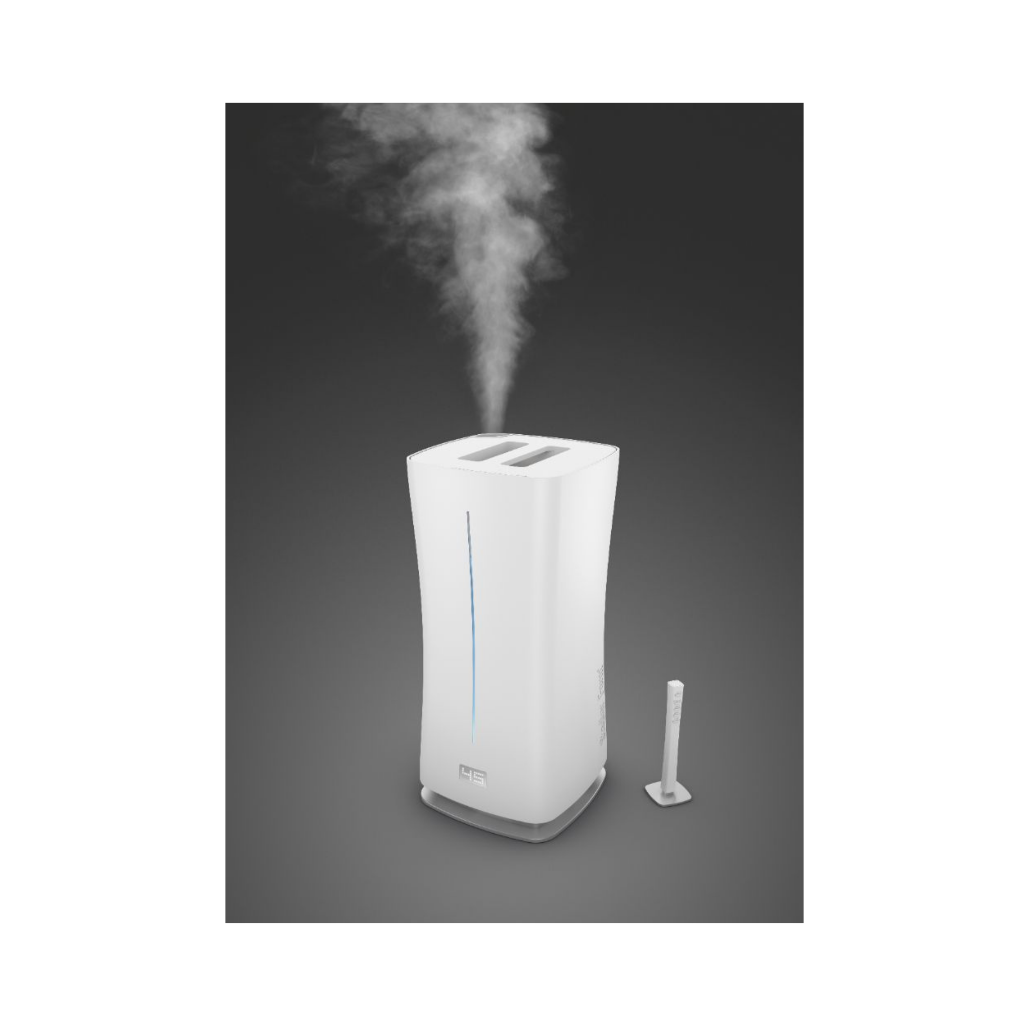 Stadler Form Eva Humidifier 6.3L Ultrasonic Humidifier with Oil Diffuser, Hot and Cold Mist, Remote Control and Sensor, Hygrometer, and Night Mode - For Big Rooms up to 80m², 2 Years Warranty