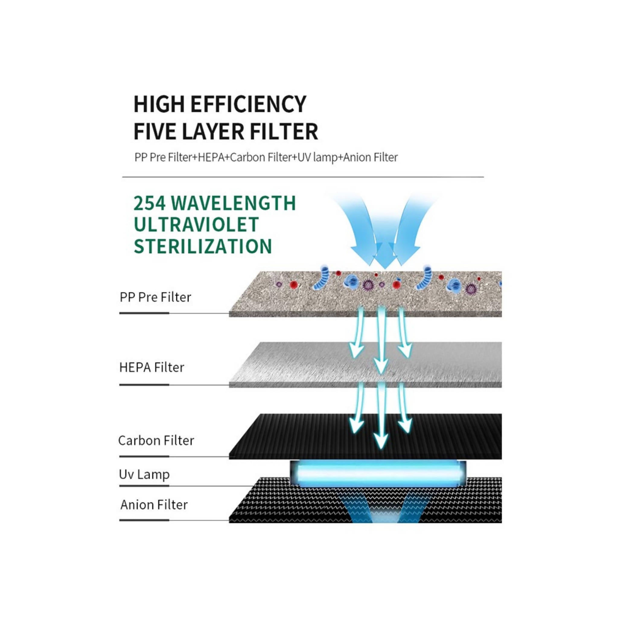 Sanitizexperts Air Purifier Specification